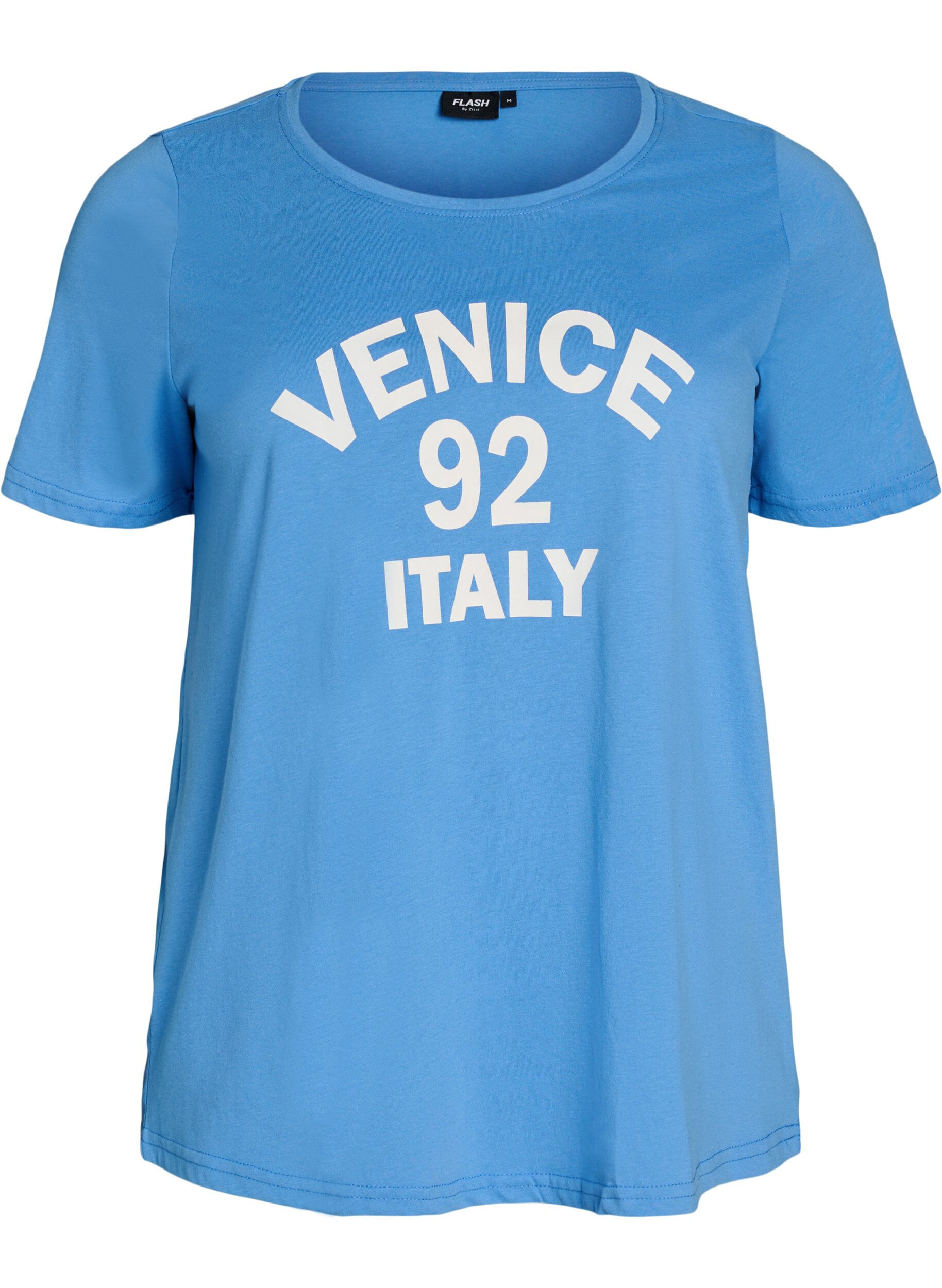 ZizziT-shirt med motiv, Bl&aring;, Packshot image number 0