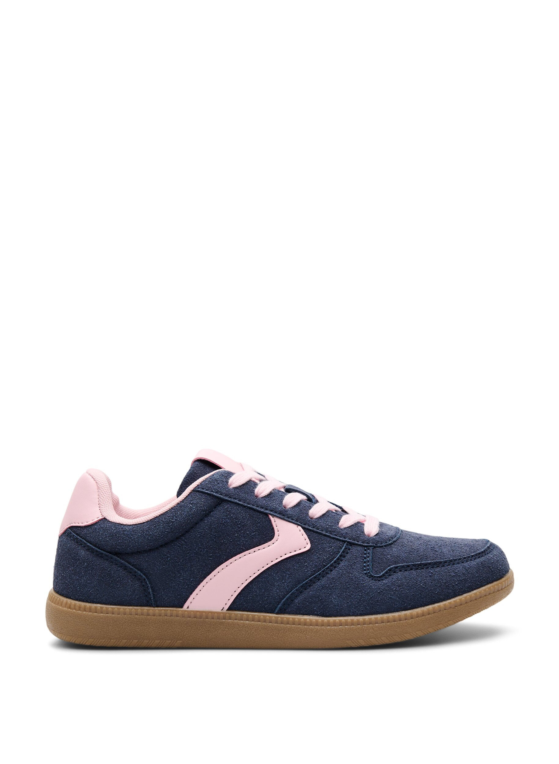 Sneakers i imiteret ruskind