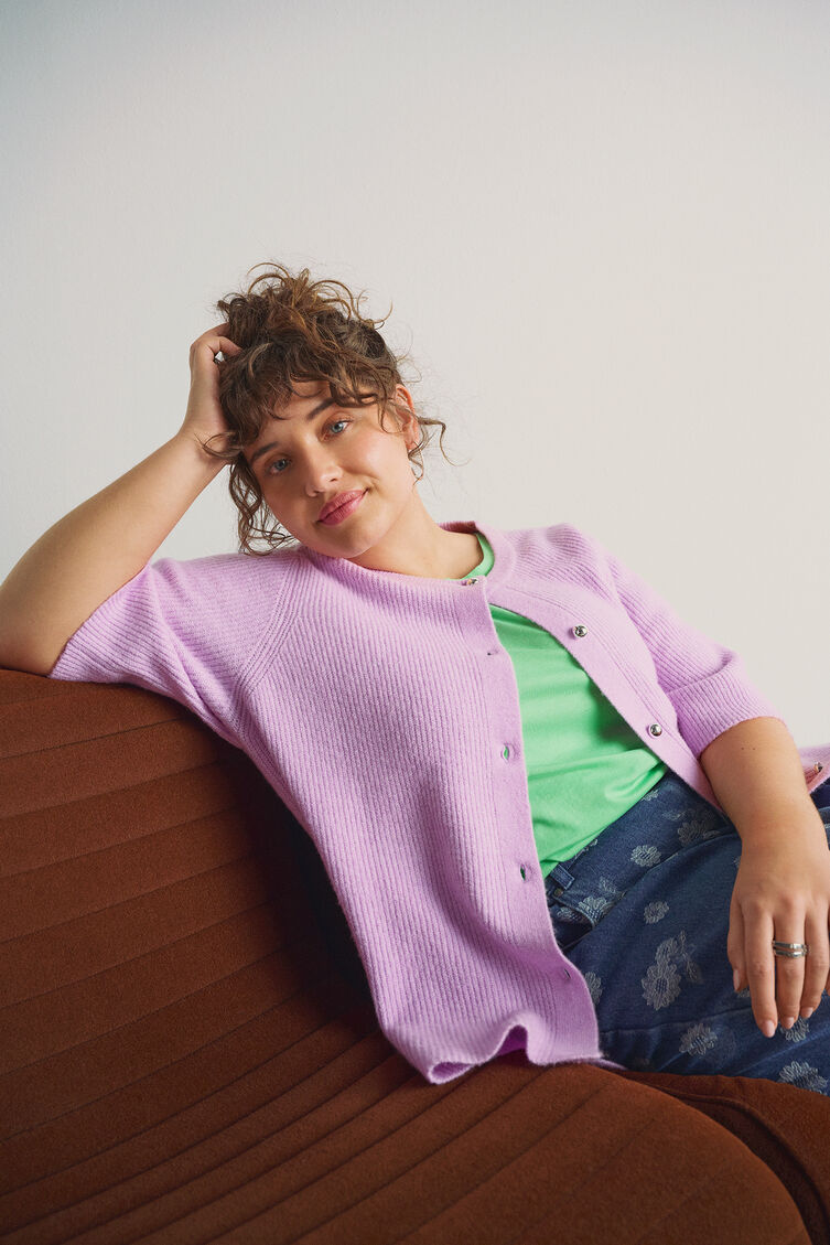 Farverig strik, , Model