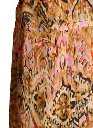 Kort kjole med v-hals og print, Colorful Ethnic, Packshot image number 3