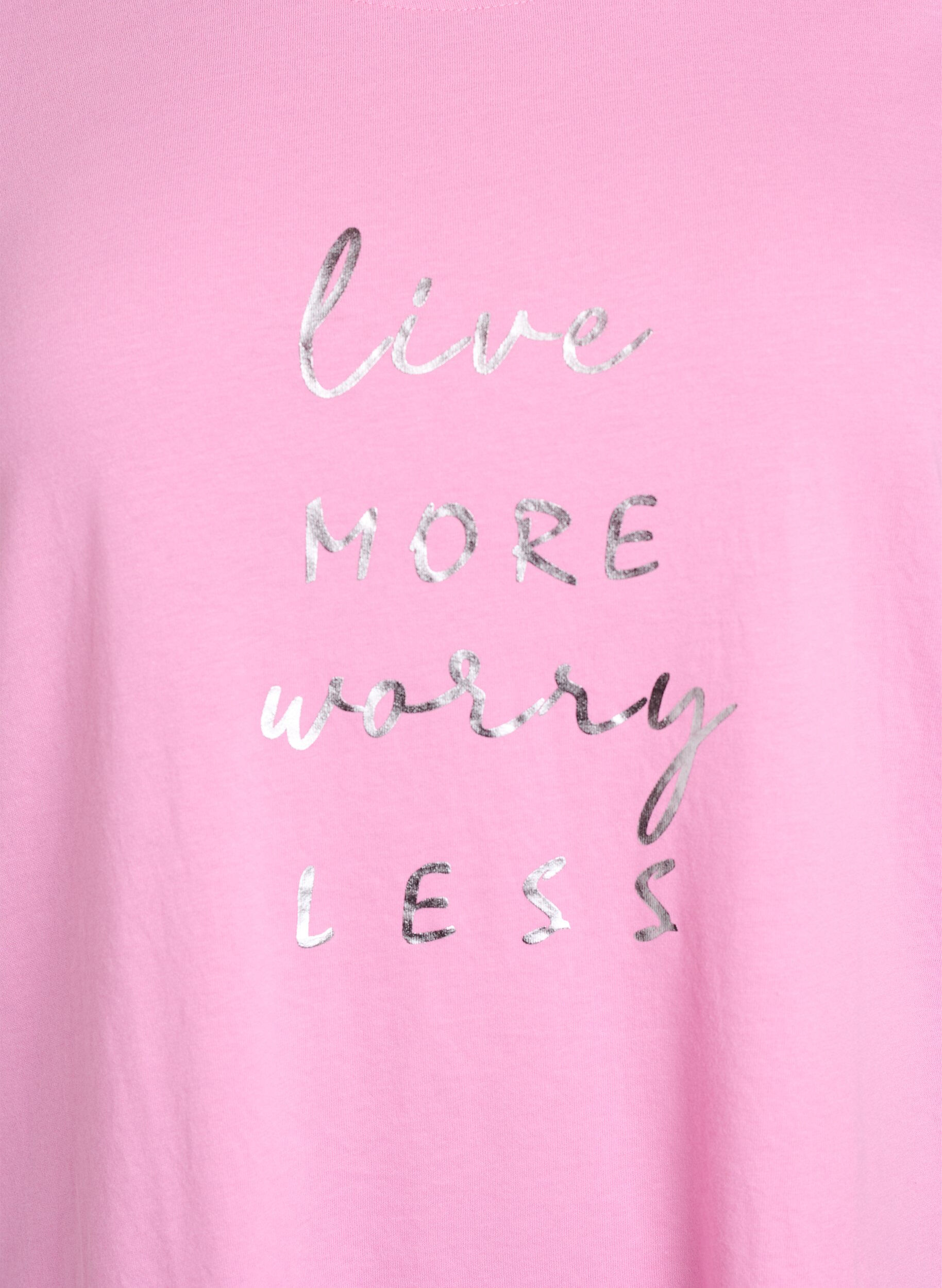 Zizzi FLASH - T-shirt med motiv, Lyser&oslash;d, Packshot image number 2