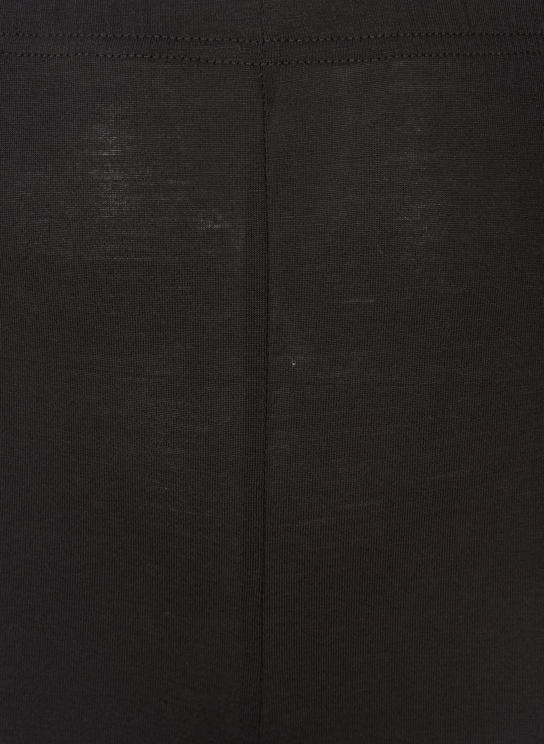 ZizziBasis leggings med ekstra l&aelig;ngde, Sort, Packshot image number 2