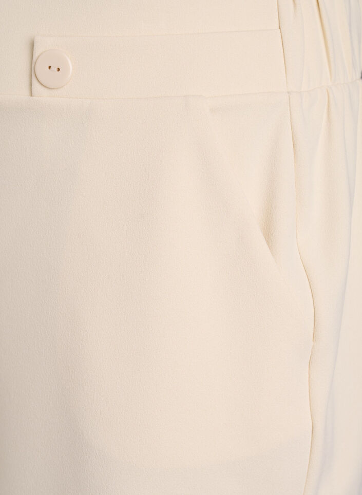 Shorts med lommer og l&oslash;s pasform, Beige, Packshot image number 2