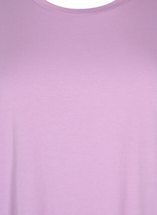 Bomulds t-shirt med 2/4 ærmer, Lupine, Packshot image number 2