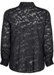 Jacquard skjorte med knapper, Black, Packshot image number 1