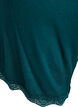 L&oslash;se natshorts med ribstruktur og blondekant, Gr&oslash;n, Packshot image number 3