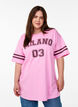 Sporty oversize college t-shirt, Lyser&oslash;d, Model image number 0