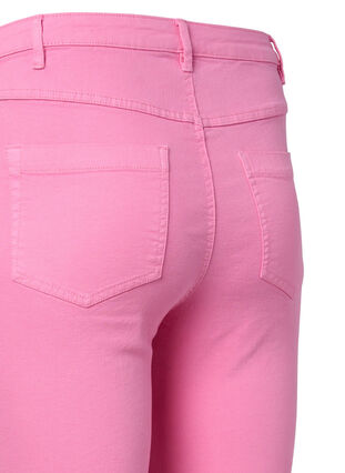 Højtaljede Amy jeans med super slim fit, Rosebloom, Packshot image number 3