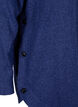 Meleret strikbluse med knappedetaljer, Navy Blazer Mel., Packshot image number 3