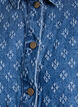 Denimjakke med distressed m&oslash;nster, Bl&aring;, Packshot image number 2