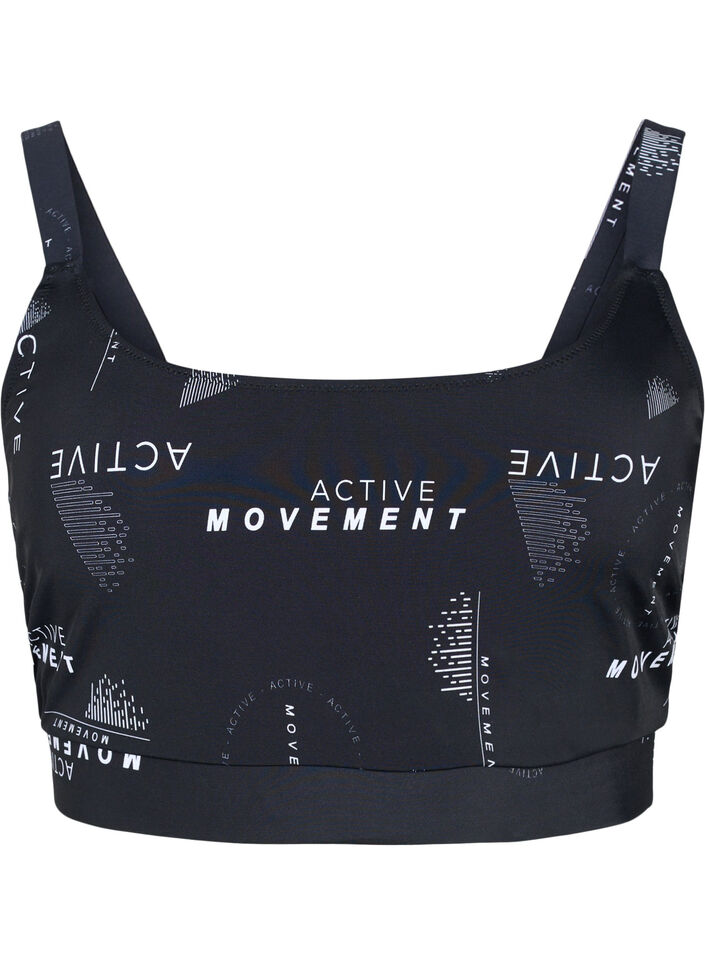 Bikini top med print, Logo Print, Packshot image number 0