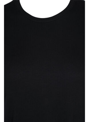 Ærmeløs natbluse i viskose, Black, Packshot image number 2