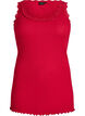 Top med blondekant, R&oslash;d, Packshot image number 0