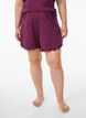 Top med blondekant, M&oslash;rk Bordeaux, Model image number 3