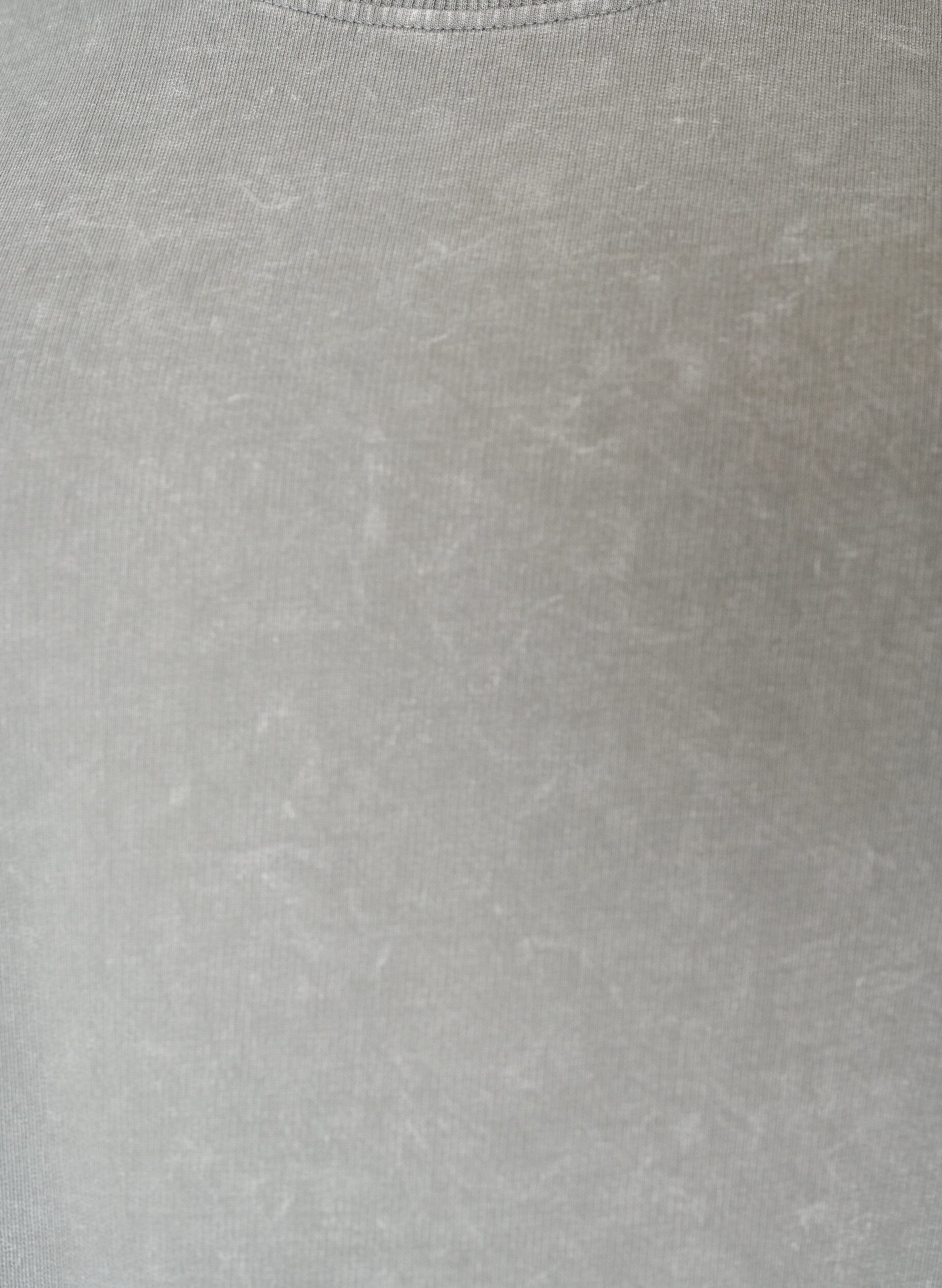 ZizziL&oslash;s T-shirtkjole med blondekant, Gr&aring;, Packshot image number 2