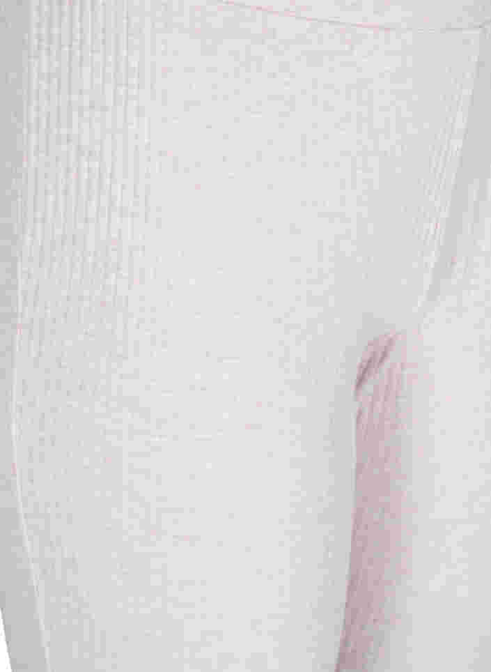 Tætsiddende bukser i rib, Natural Mélange, Packshot image number 2