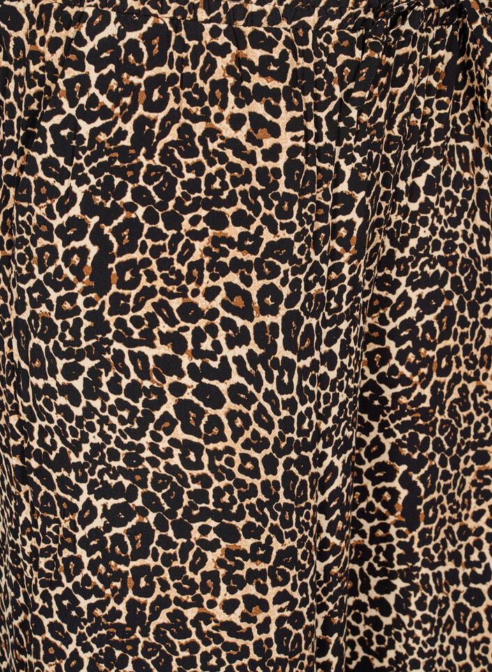 L&oslash;se viskosebukser med lommer, Brun, Packshot image number 2