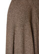 Cardigan med &aring;ben front og vide &aelig;rmer, Brun, Packshot image number 2