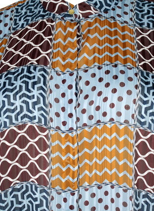 Skjortebluse med print , Multi AOP, Packshot image number 2
