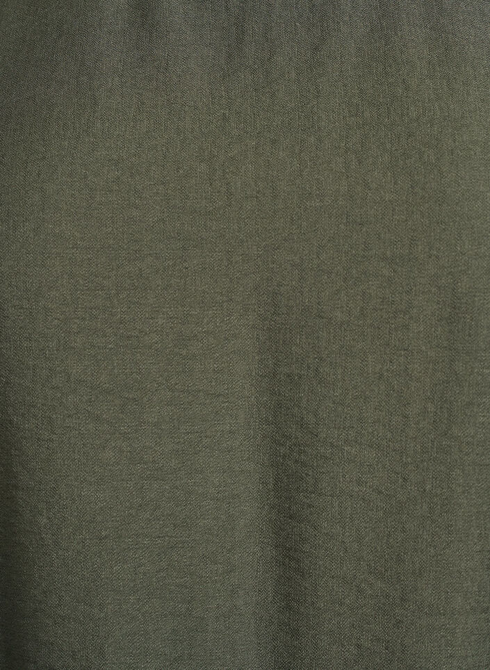 Viskosebluse med 1/2 ærmer, Grøn, Packshot image number 2