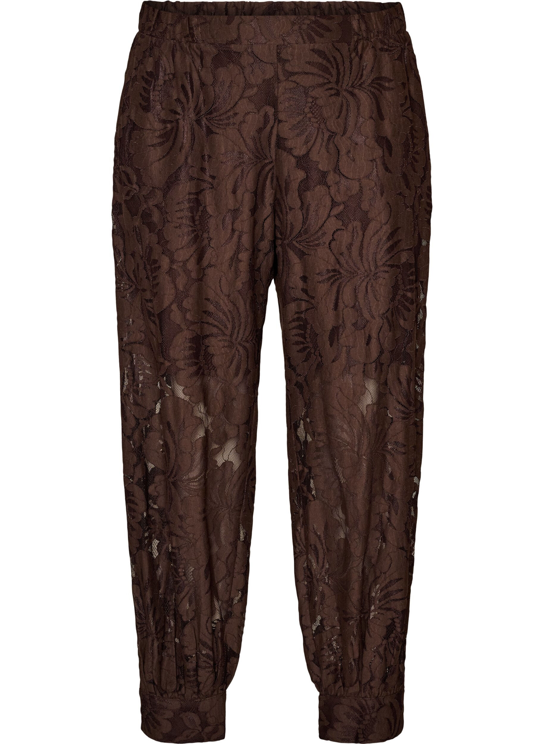 ZizziBallonbukser i blonde med indershorts, Brun, Packshot image number 0