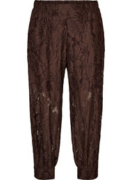 Ballonbukser i blonde med indershorts, Brun