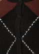 Cardigan med argylem&oslash;nster, Sort, Packshot image number 2