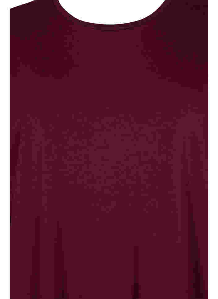 Kortærmet bomuldskjole med slids, Port Royal, Packshot image number 2