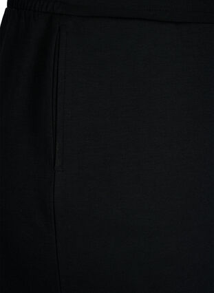 Shorts i modal-mix med lommer, Black, Packshot image number 3