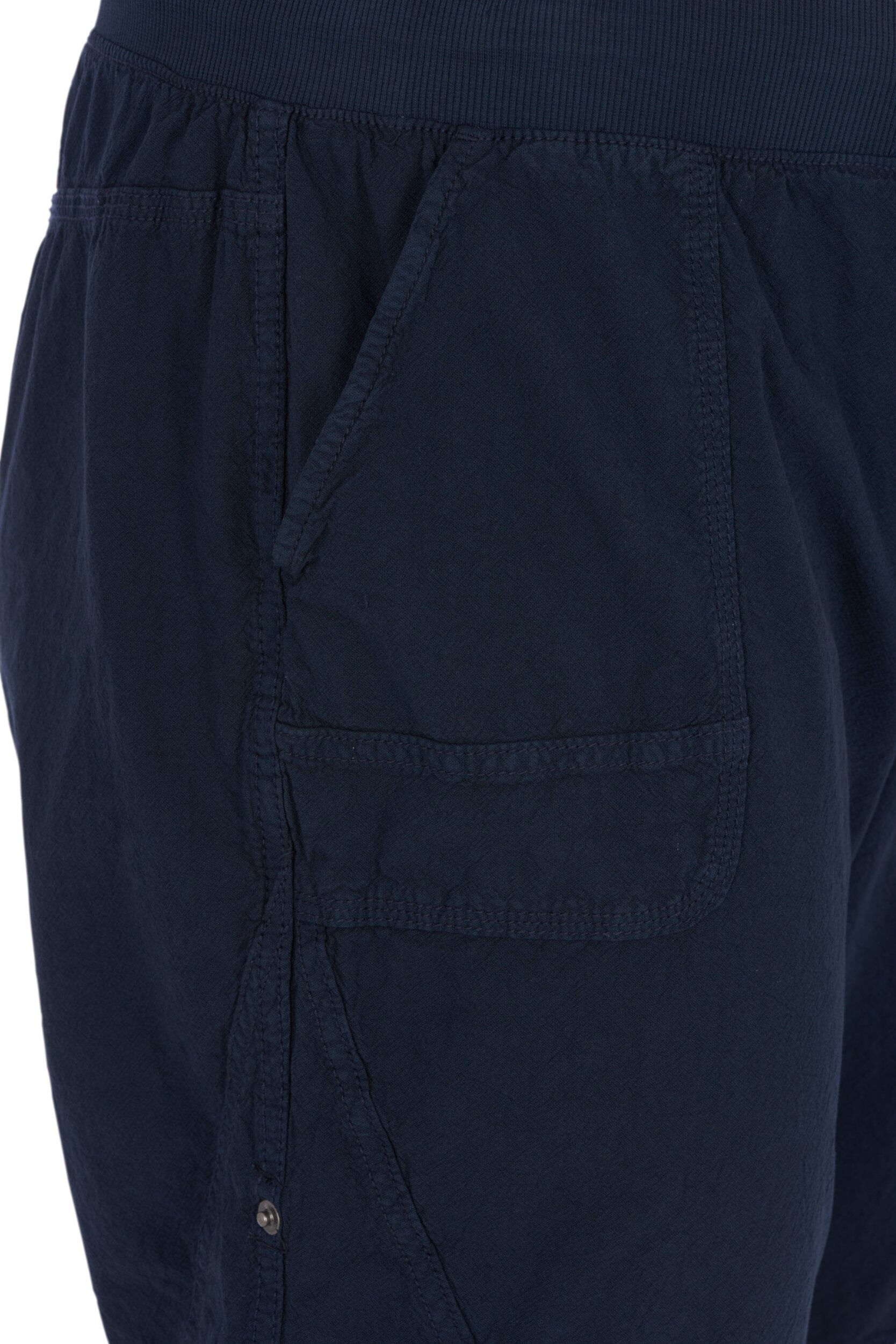 ZizziL&oslash;se shorts i bomuld med lommer, Bl&aring;, Packshot image number 2
