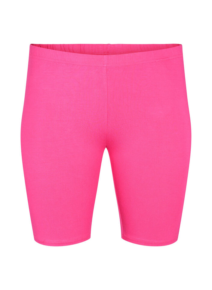 Ensfarvede basis cykelshorts, Lyser&oslash;d, Packshot image number 0