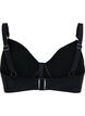 Bikini b&oslash;jle bh med draperinger, Sort, Packshot image number 1