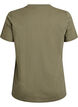 Basis t-shirt i bomuld med rund hals, Gr&oslash;n, Packshot image number 1