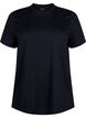 Basis t-shirt i bomuld med rund hals , Sort, Packshot image number 0