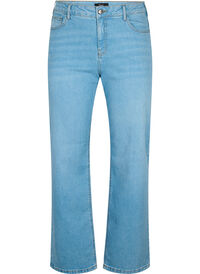 Højtaljede Gemma jeans med straight fit