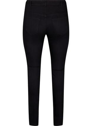 Super slim Amy jeans med høj talje, Black, Packshot image number 1