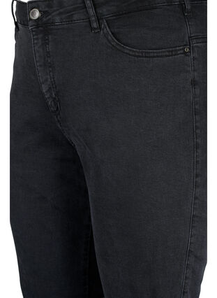 Ellen bootcut jeans med høj talje, Grey Denim, Packshot image number 2