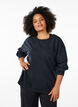 L&oslash;s sweatshirt med washed look, Gr&aring;, Model image number 0