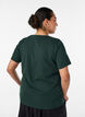 T-shirt med motiv, Gr&oslash;n, Model image number 2