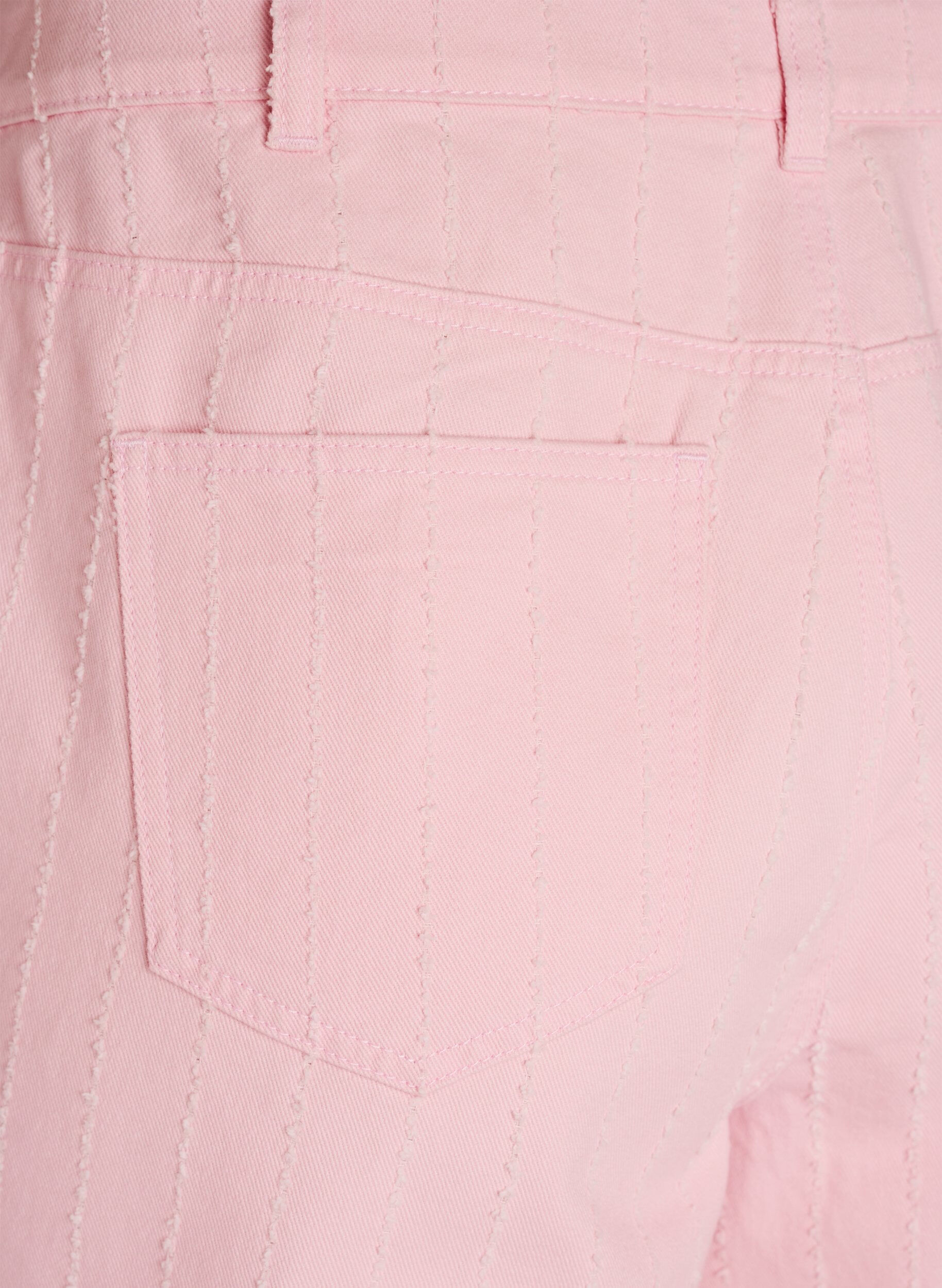 Zizzi Myra jeans i farvet denim med wide fit og teksturm&oslash;nster, Lyser&oslash;d, Packshot image number 3