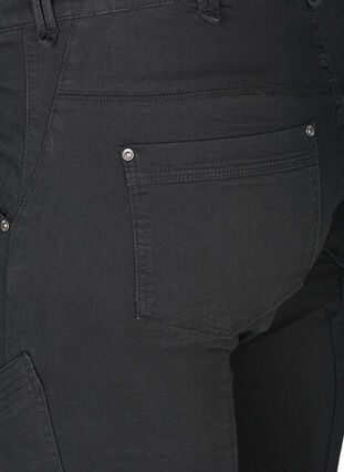 Ekstra slim fit Sanna jeans, Black, Packshot image number 3