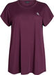 Lang tr&aelig;nings t-shirt, R&oslash;d, Packshot image number 0
