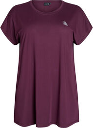 Lang tr&aelig;nings t-shirt, R&oslash;d