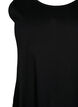 Ærmeløs bomulds kjole med a-shape, Black, Packshot image number 2