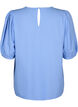 Bluse i viskose med 1/2 ærmer, Cornflower Blue, Packshot image number 1