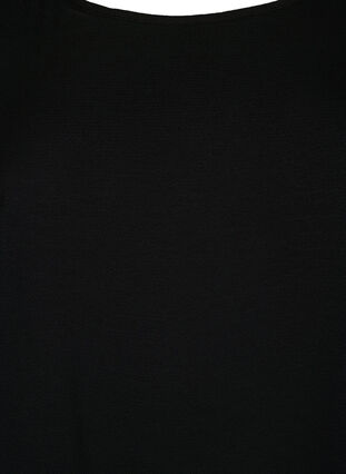 Kjole med korte ærmer, Black, Packshot image number 2