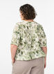 Bluse med print og 1/2 &aelig;rmer, Gr&oslash;n, Model image number 2