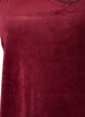Velourtop med blondekanter, R&oslash;d, Packshot image number 2