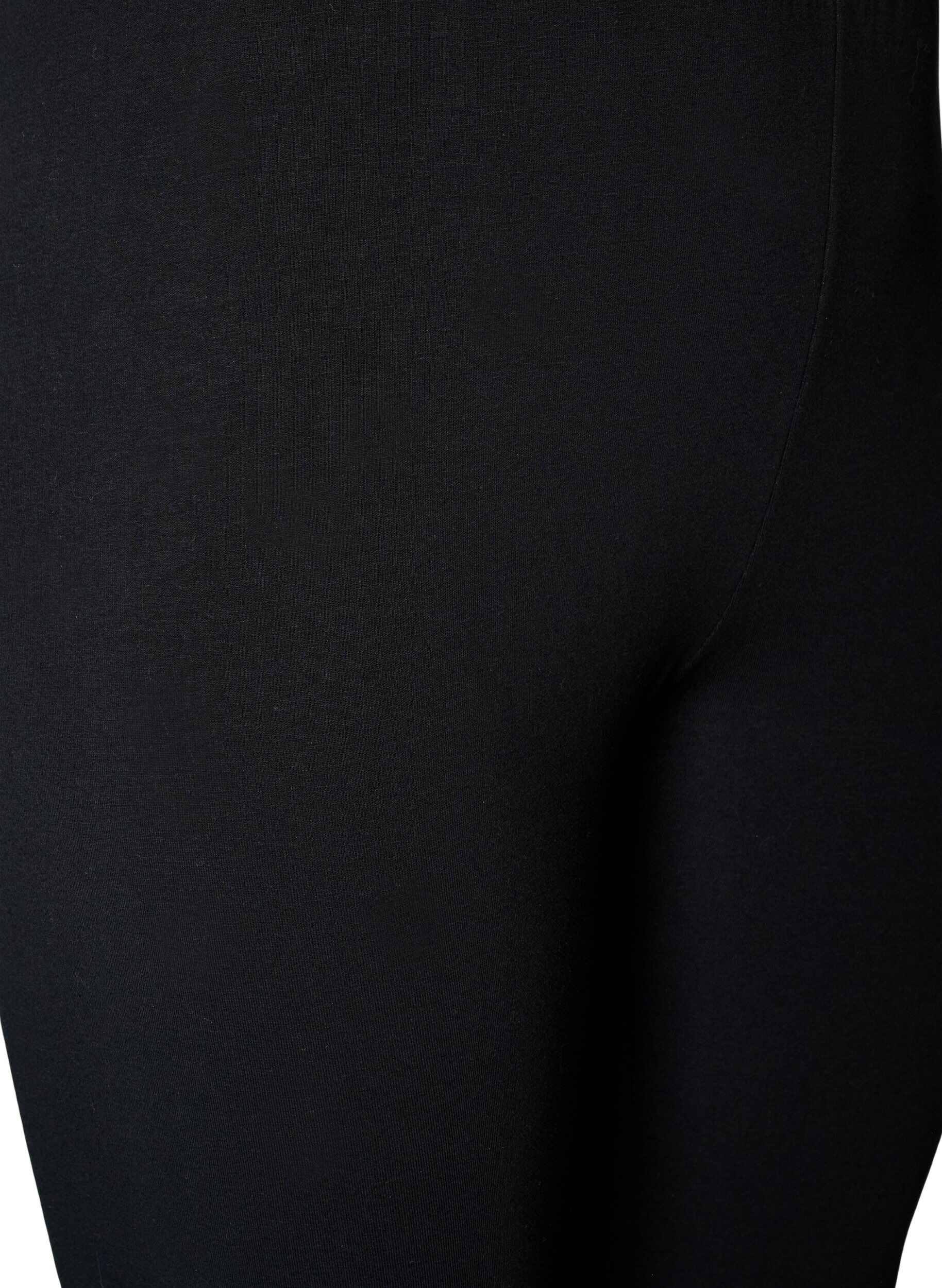 ZizziJerseybukser med svaj, Sort, Packshot image number 2