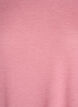 Jerseybluse med 3/4 &aelig;rmer, Lyser&oslash;d, Packshot image number 2